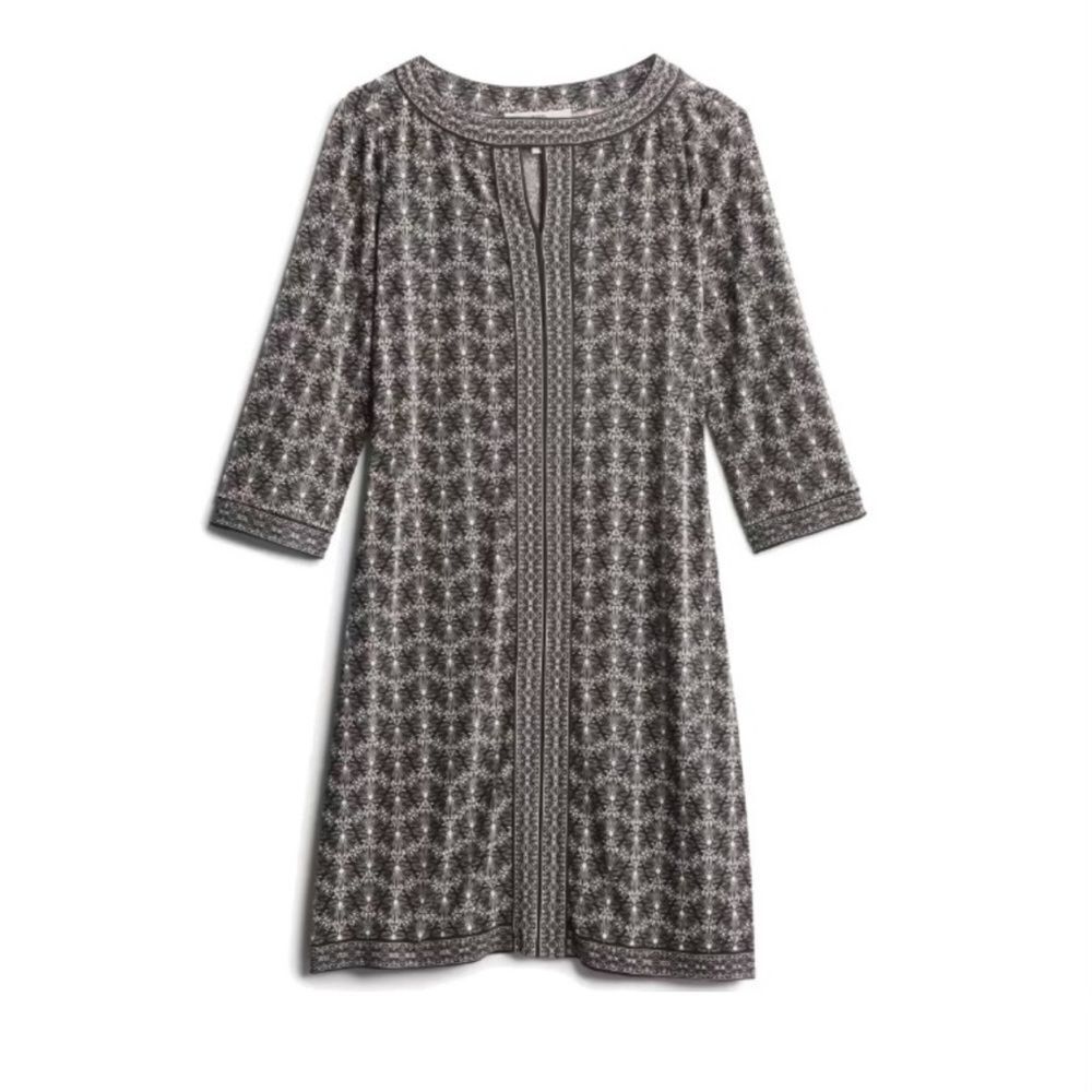 Wisp Marnie Knit Dress Stitch Fix New Black White Size 14